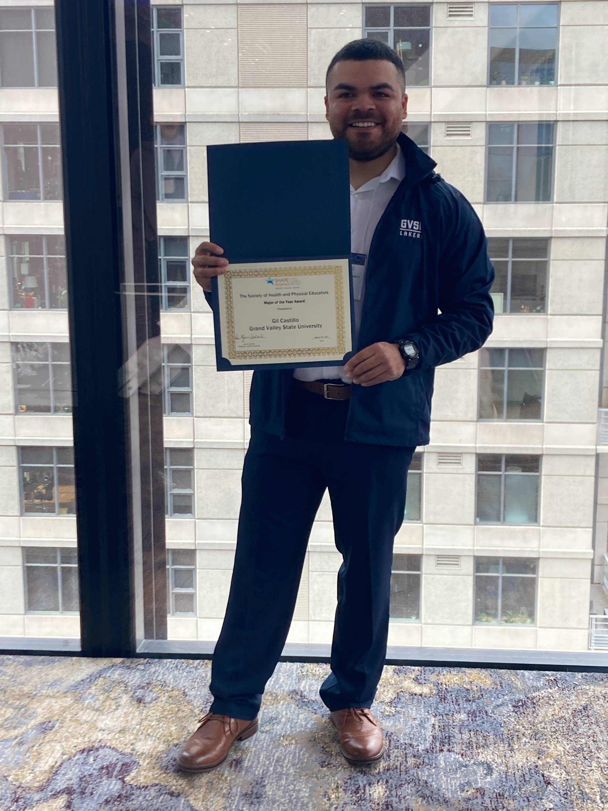 SHAPE America 2022-2023 Student of the Year - Gil Castillo